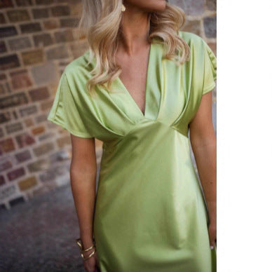 New Spring V-neck Dress