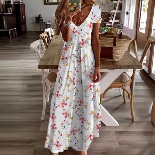 Street Hipster Printed Casual Fashion Dress