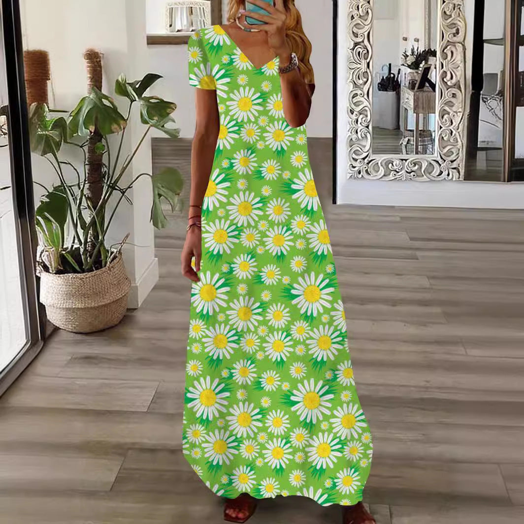 Street Hipster Printed Casual Fashion Dress