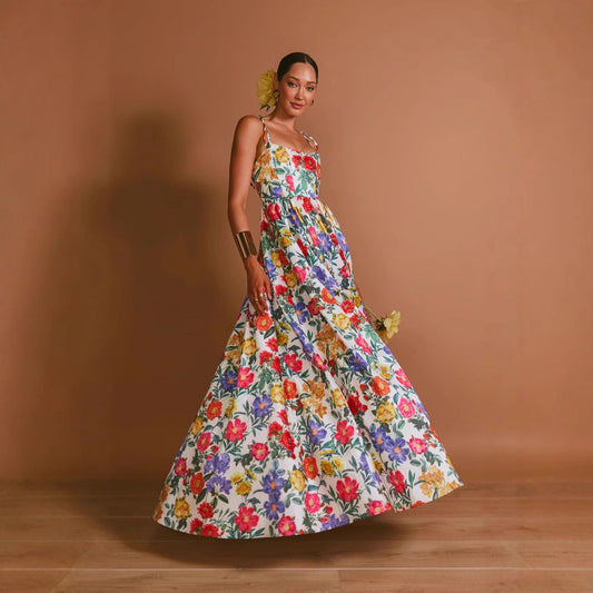 Organza Fairy Long Elegant Evening Dress