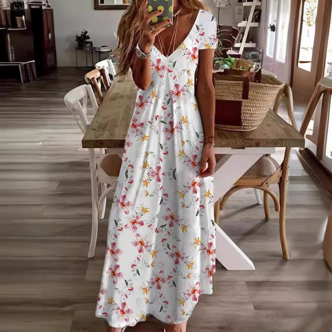 Street Hipster Printed Casual Fashion Dress